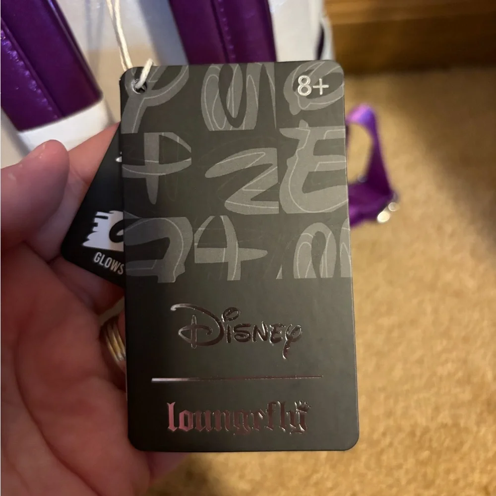 Loungefly Disney Minnie Mouse Bride Frankenstein Glow in the Dark Mini Backpack - Picture 8 of 13